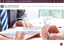 Tablet Screenshot of hsassociates.net